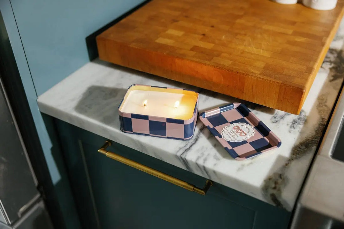 Paddywax A dopo Hearts κερί σόγιας μεταλλικό δοχείο, Rosewood Vanilla 184gr