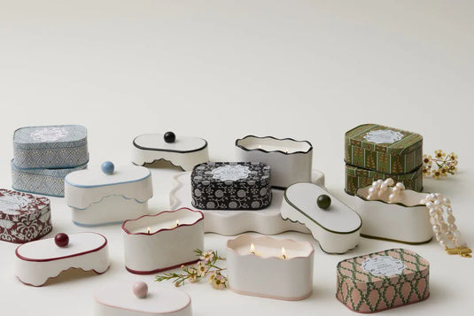 Paddywax Cherie - Lavender & Thyme Φυτικό Κερί 155gr σε κεραμικό δοχείο