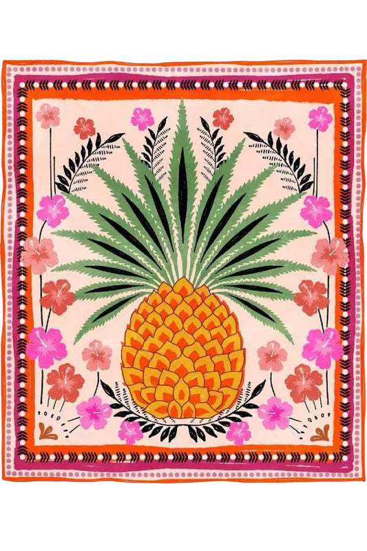 Παρεό Θαλάσσης Με Μοτίβα 145cm x 165cm Νο4 Apricot