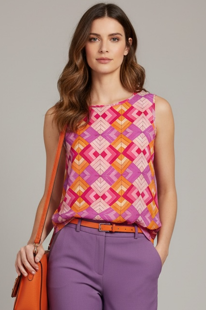 Anlyta - Τοπ Tally Candy Fuchsia