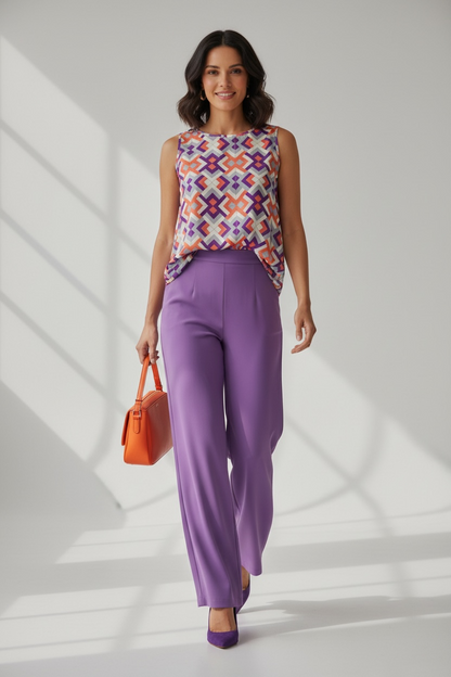 Anlyta - Τοπ Tally Candy Purple Orange