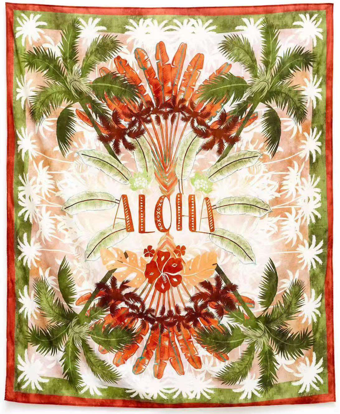 Παρεό Θαλάσσης Με Μοτίβα 145cm x 165cm Νο6 Aloha