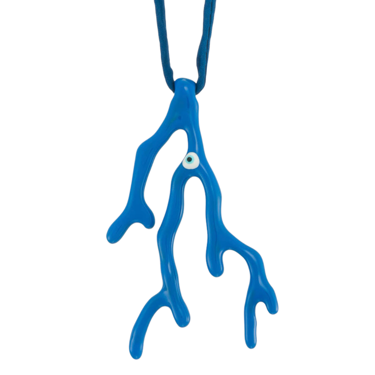 Sofia Papalexiou - Κολιέ Κοράλλι Κλαδί Μπλε