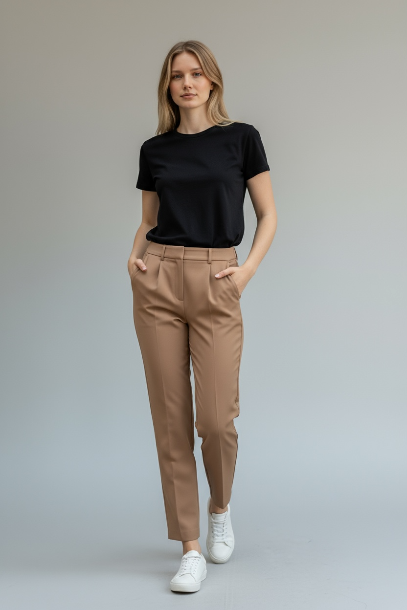 Figaro - Παντελόνι Ισιο Τσίνο Στενή Γραμμή Καμιλό