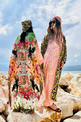 Anlyta- Κιμονό Pop Cheetah Blue