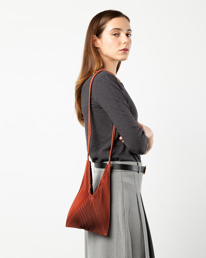 Multitudes - Τσάντα Baby Bag Πλισέ από Σατέν «Picante» 17x28 εκ.
