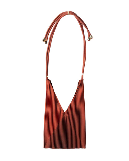 Multitudes - Τσάντα Baby Bag Πλισέ από Σατέν «Picante» 17x28 εκ.
