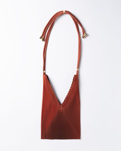Multitudes - Τσάντα Baby Bag Πλισέ από Σατέν «Picante» 17x28 εκ.
