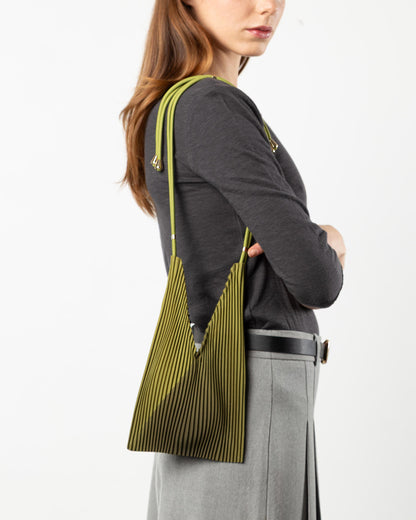 Multitudes - Τσάντα Baby Bag Πλισέ από Σατέν «Woodbine» 17x28 εκ.