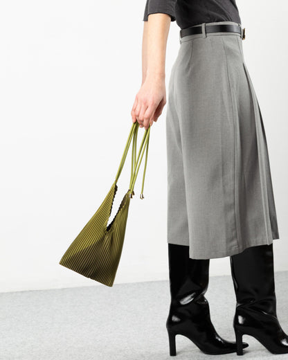 Multitudes - Τσάντα Baby Bag Πλισέ από Σατέν «Woodbine» 17x28 εκ.