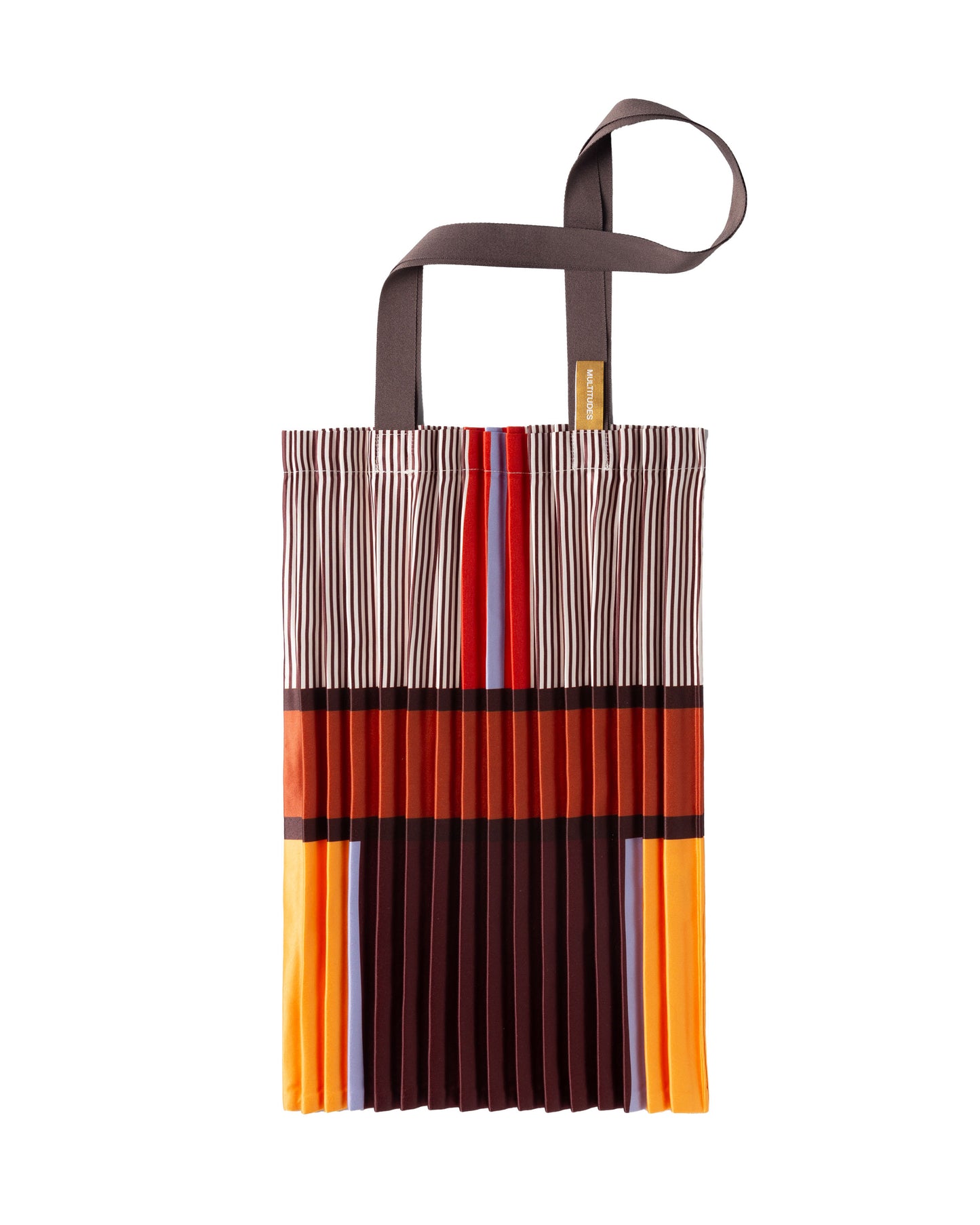 Multitudes - Τσάντα Tote Πλισέ από Σατέν «Bagheria» 40x48 εκ.