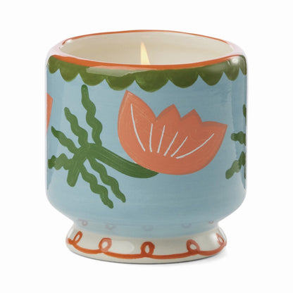 Paddywax A dopo Flower - Κεραμικό κερί σόγιας, Cactus Flower 226gr & Σπίρτα 75 τεμ