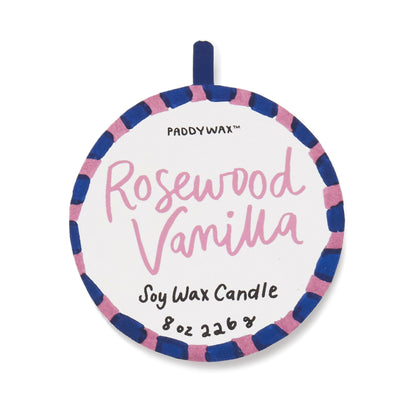 Paddywax A dopo Hearts - Κεραμικό κερί σόγιας, Rosewood Vanilla 226gr
