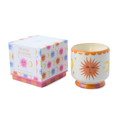 Paddywax A dopo Sun - Κεραμικό κερί σόγιας, Orange Blossom 226gr & Σπίρτα 75 τεμ