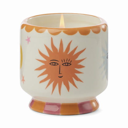 Paddywax A dopo Sun - Κεραμικό κερί σόγιας, Orange Blossom 226gr & Σπίρτα 75 τεμ