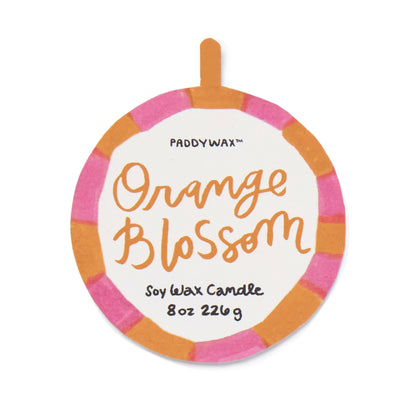 Paddywax A dopo Sun - Κεραμικό κερί σόγιας, Orange Blossom 226gr & Σπίρτα 75 τεμ
