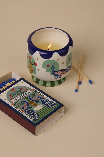 Paddywax A dopo Peacock -Κεραμικό κερί σόγιας, Misted Lime 226gr