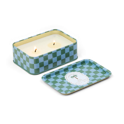 Paddywax A dopo Palm Tree κερί σόγιας μεταλλικό δοχείο, Lush Palms 226gr