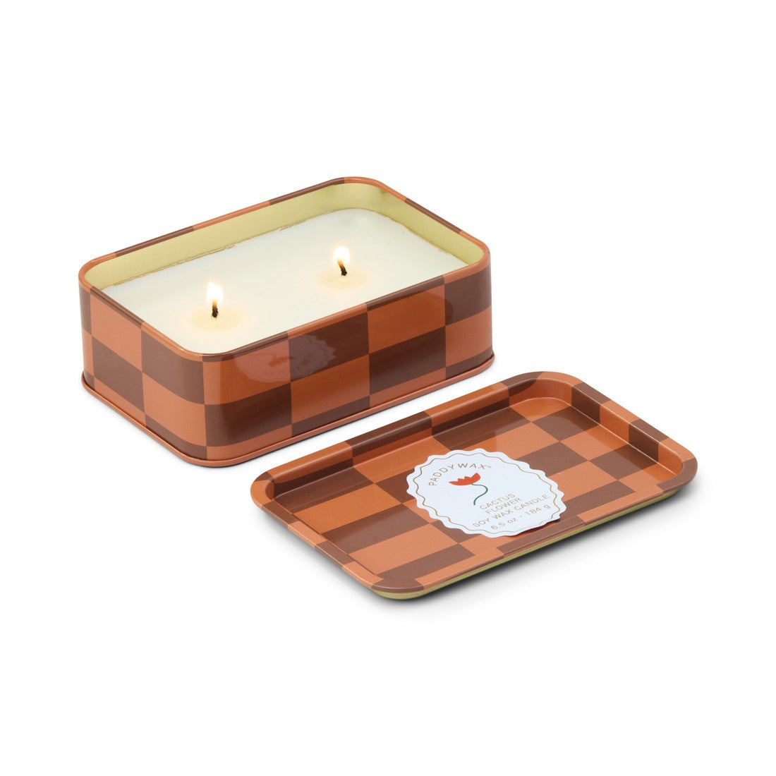 Paddywax A dopo Flower κερί σόγιας μεταλλικό δοχείο, Cactus Flower 184gr