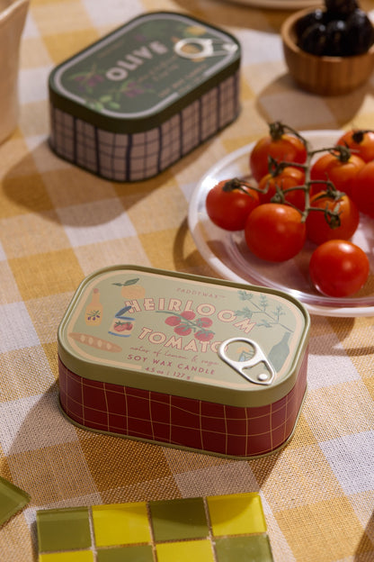 Paddywax Bistro Heirloom Tomato - Φυτικό Κερί 127gr σε μεταλλικό δοχείο-κονσέρβα Tomato