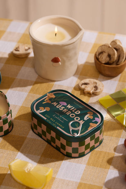 Paddywax Bistro Wild Mushroom - Φυτικό Κερί 127gr σε μεταλλικό δοχείο-κονσέρβα, Mushroom
