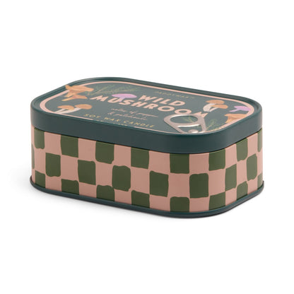 Paddywax Bistro Wild Mushroom - Φυτικό Κερί 127gr σε μεταλλικό δοχείο-κονσέρβα, Mushroom