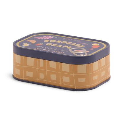 Paddywax Bistro Grapes - Φυτικό Κερί 127gr σε μεταλλικό δοχείο-κονσέρβα Bordeaux Grape
