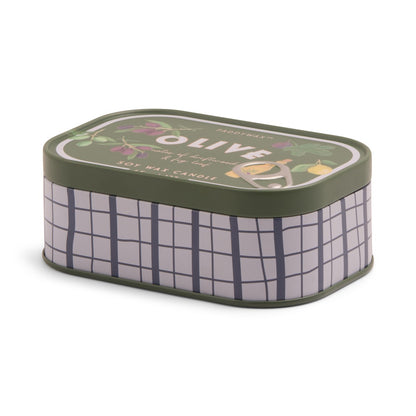 Paddywax  Bistro Olive - Φυτικό Κερί 127gr σε μεταλλικό δοχείο-κονσέρβα Fig & Olive