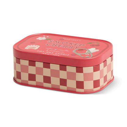Paddywax Bistro Smoked Cherry - Φυτικό Κερί 127gr σε μεταλλικό δοχείο-κονσέρβα cherry