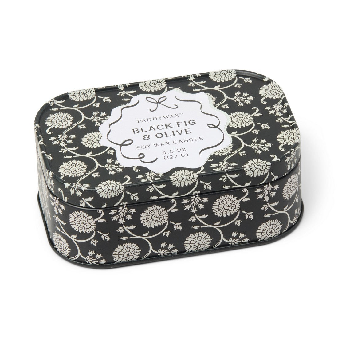 Paddywax Cherie - Black Fig & Olive Φυτικό Κερί 127gr σε μεταλλικό δοχείο-κονσέρβα