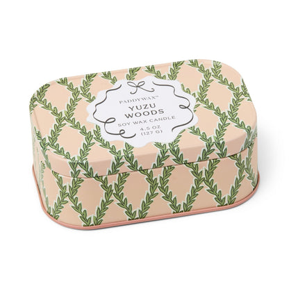 Paddywax Cherie - Yuzu Woods Φυτικό Κερί 127gr σε μεταλλικό δοχείο-κονσέρβα