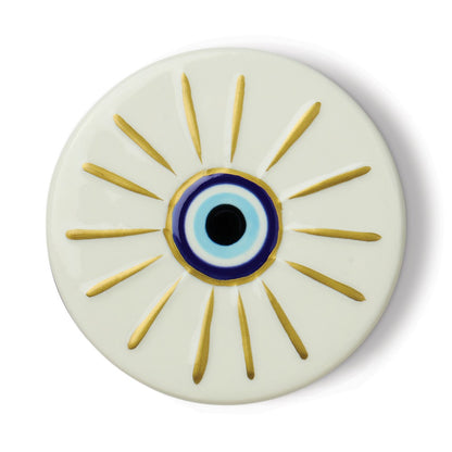 Paddywax Charmed Evil Eye Incense & Smoke - κερί σόγιας σε μπλε γυάλινο δοχείο 226gr,