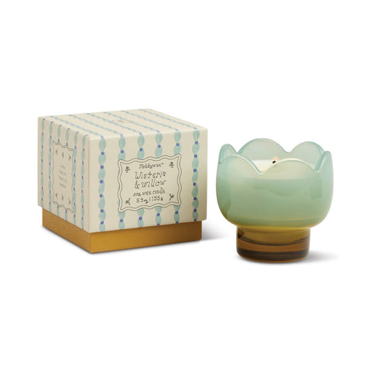 Paddywax Tulip - κερί σόγιας σε γυάλινο δοχείο, Wisteria & Willow 155gr