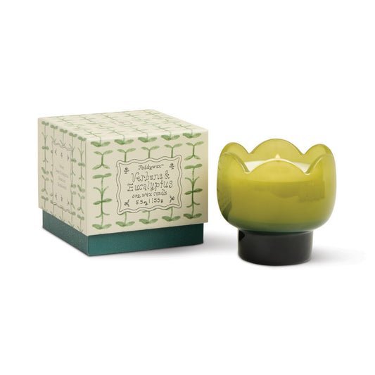 Paddywax Tulip - κερί σόγιας σε γυάλινο δοχείο, Verbena & Lemongrass 155gr