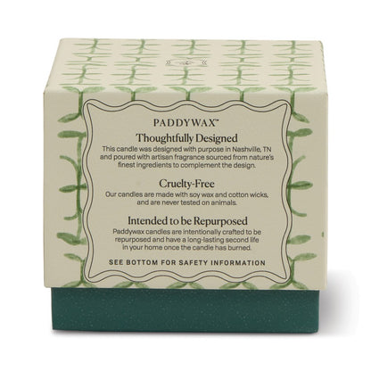 Paddywax Tulip - κερί σόγιας σε γυάλινο δοχείο, Verbena & Lemongrass 155gr