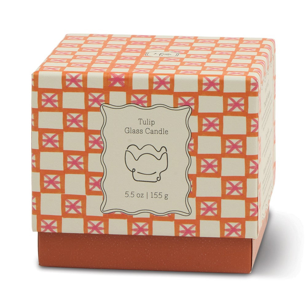 Paddywax Tulip - κερί σόγιας σε γυάλινο δοχείο, Cactus Flower 155gr