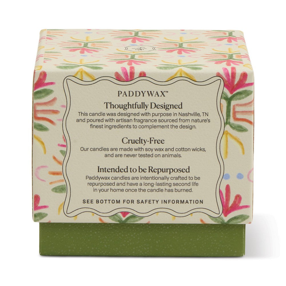 Paddywax Tulip - κερί σόγιας σε γυάλινο δοχείο, Bronzed Gardenia 155gr