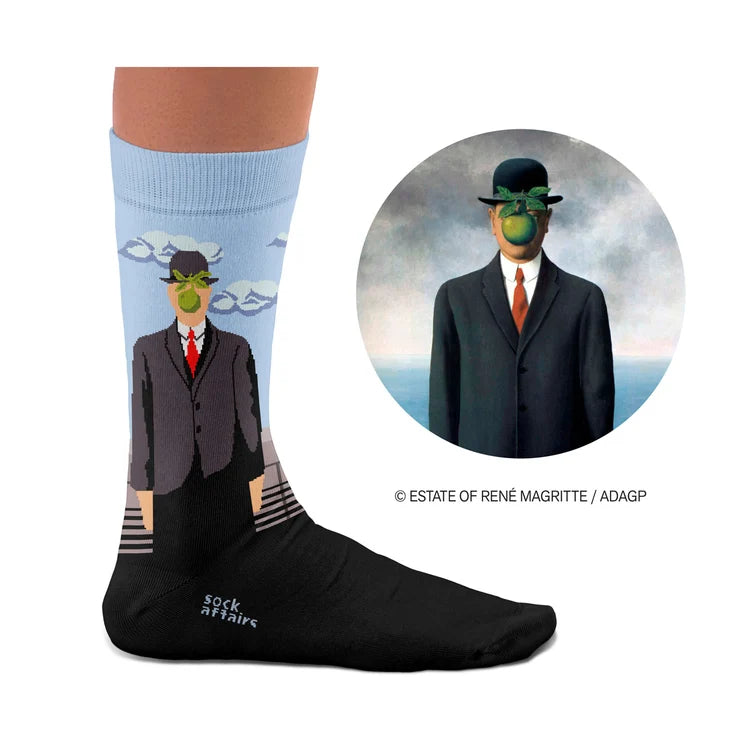 Sock Affairs - Son of a Man by René Magritte