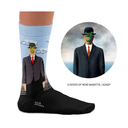 Sock Affairs - Son of a Man by René Magritte