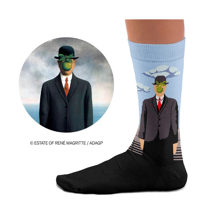 Sock Affairs - Son of a Man by René Magritte