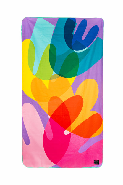 Teeter Totter - Colourful Οικολογική Quick Dry Πετσέτα Microfiber από Ανακυκλωμένο PET με τσαντάκι μεταφοράς