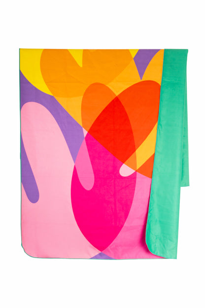 Teeter Totter - Colourful Οικολογική Quick Dry Πετσέτα Microfiber από Ανακυκλωμένο PET με τσαντάκι μεταφοράς