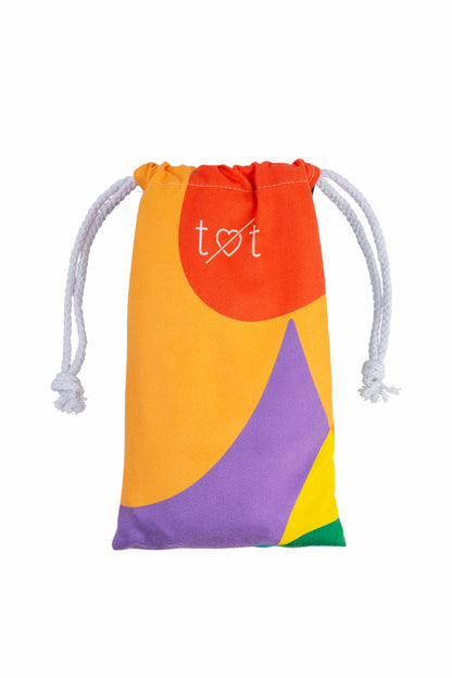 Teeter Totter - Colourful Οικολογική Quick Dry Πετσέτα Microfiber από Ανακυκλωμένο PET με τσαντάκι μεταφοράς