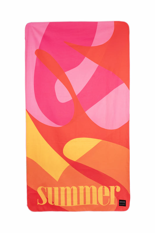 Teeter Totter - Summer V1 Οικολογική Quick Dry Πετσέτα Microfiber από Ανακυκλωμένο PET με τσαντάκι μεταφοράς