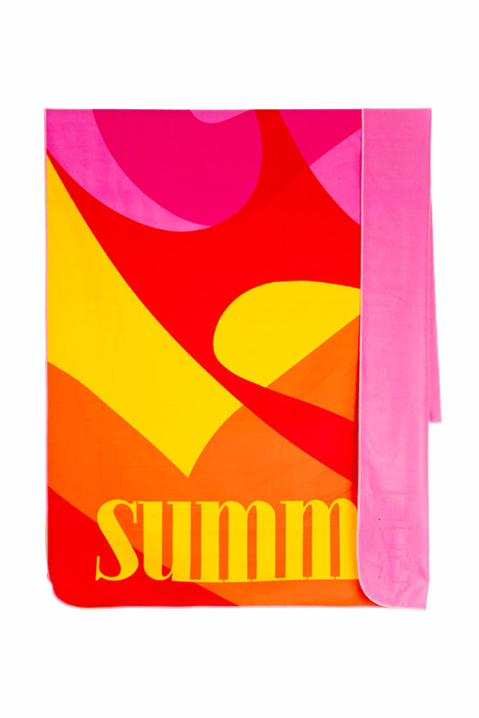 Teeter Totter - Summer V1 Οικολογική Quick Dry Πετσέτα Microfiber από Ανακυκλωμένο PET με τσαντάκι μεταφοράς