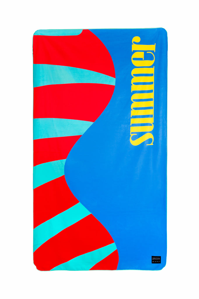 Teeter Totter - Summer 2 Οικολογική Quick Dry Πετσέτα Microfiber από Ανακυκλωμένο PET με τσαντάκι μεταφοράς