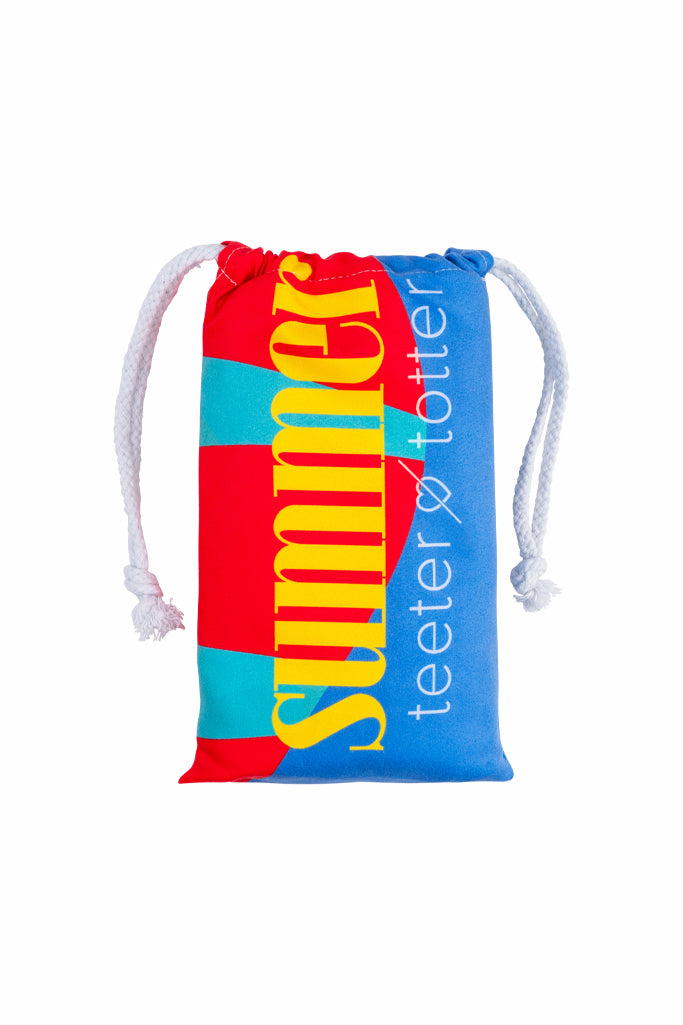 Teeter Totter - Summer 2 Οικολογική Quick Dry Πετσέτα Microfiber από Ανακυκλωμένο PET με τσαντάκι μεταφοράς