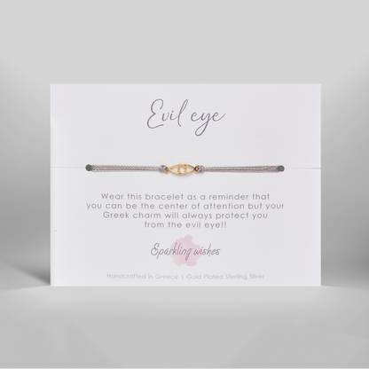 Sparkling Wishes - Βραχιόλι Evil Eye