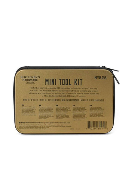 Gentlemen's Hardware Mini Tool Kit – Συμπαγές Σετ Εργαλείων 19 Τεμαχίων σε Μεταλλική Θήκη