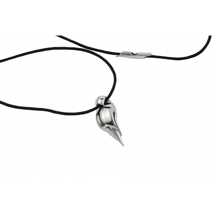 Ava88 - Ασημένιο 925 Unisex Κολιέ με Μοντέρνο Γλυπτό Μενταγιόν Hawk